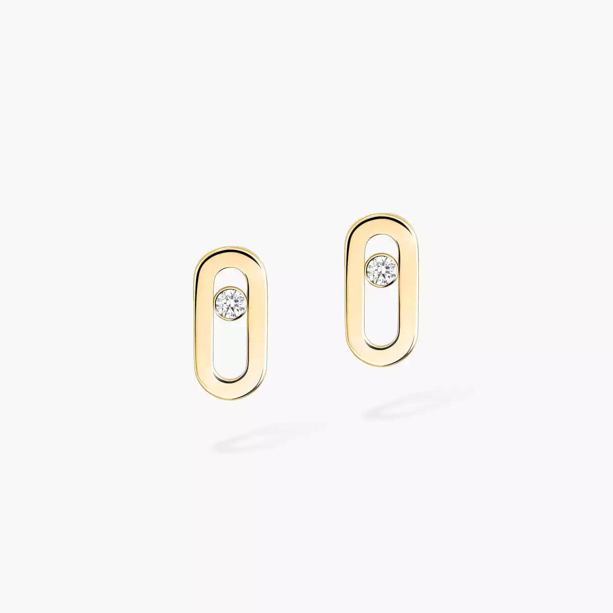 [Max Jewelry]Move Uno Diamond Stud Earrings