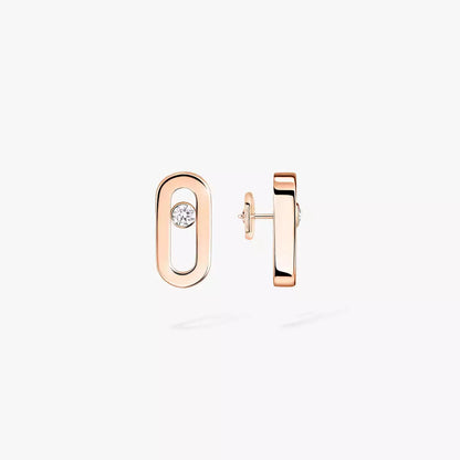 [Max Jewelry]Move Uno Diamond Stud Earrings