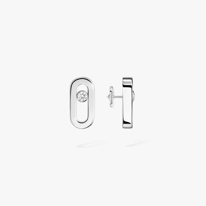 [Max Jewelry]Move Uno Diamond Stud Earrings