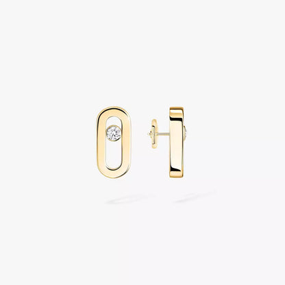 [Max Jewelry]Move Uno Diamond Stud Earrings