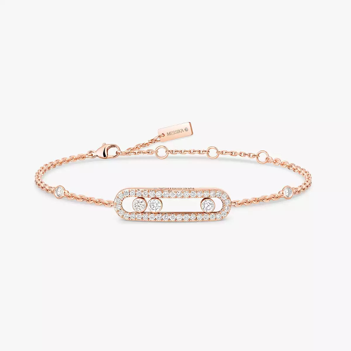 [Max Jewelry]Pavé Baby Move Diamond Bracelet