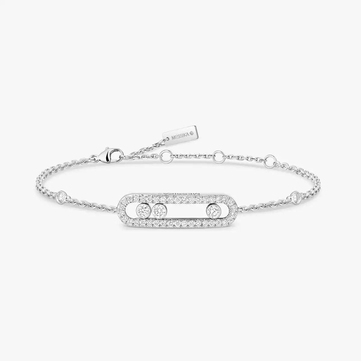 [Max Jewelry]Pavé Baby Move Diamond Bracelet