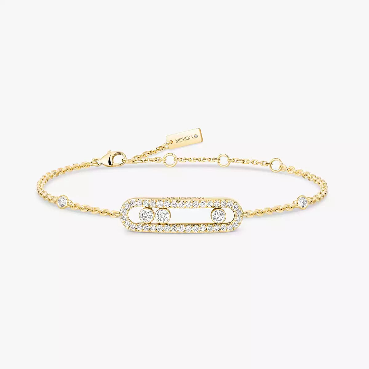 [Max Jewelry]Pavé Baby Move Diamond Bracelet