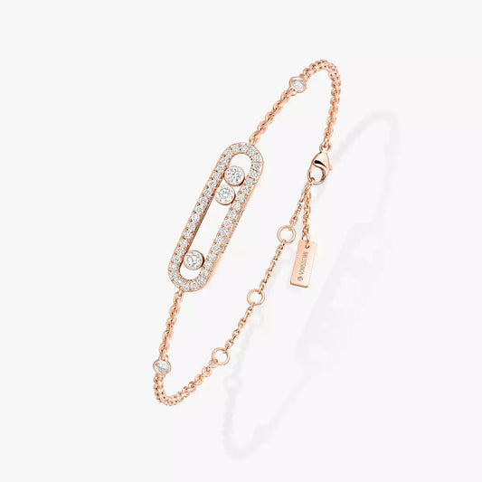[Max Jewelry]Pavé Baby Move Diamond Bracelet