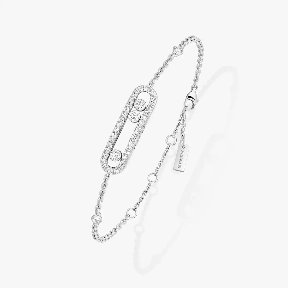 [Max Jewelry]Pavé Baby Move Diamond Bracelet