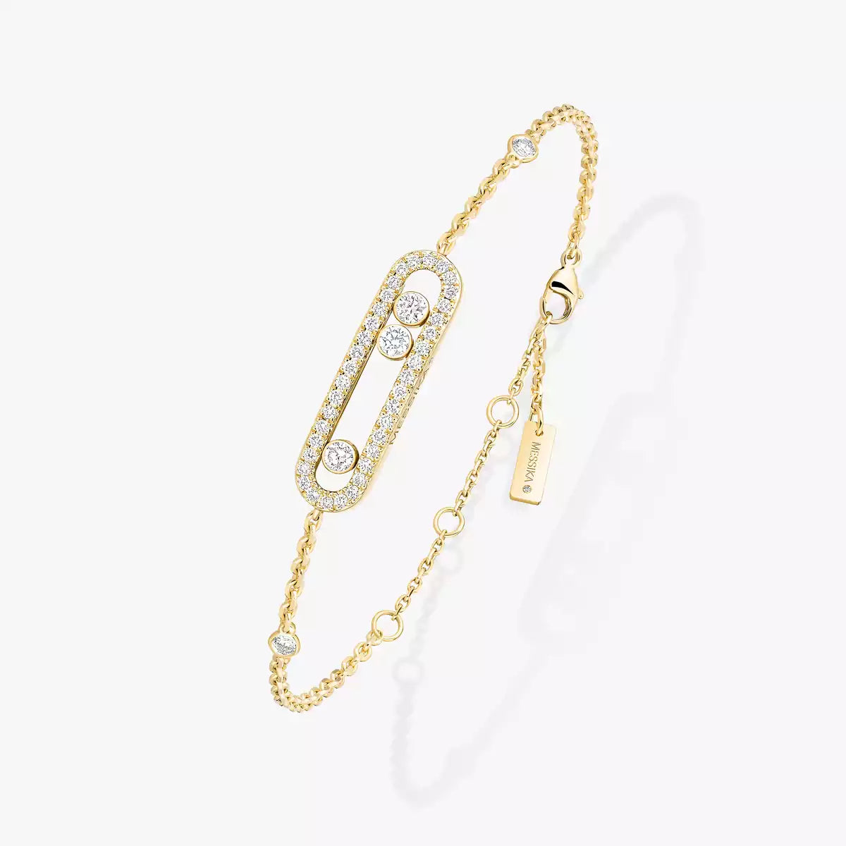 [Max Jewelry]Pavé Baby Move Diamond Bracelet