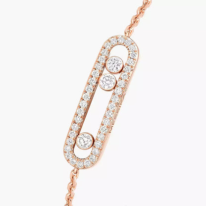 [Max Jewelry]Pavé Baby Move Diamond Bracelet