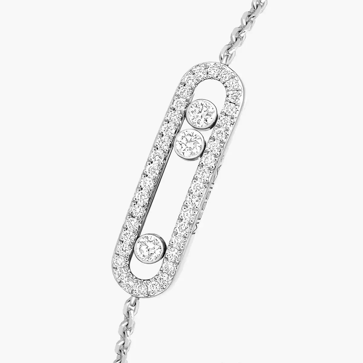 [Max Jewelry]Pavé Baby Move Diamond Bracelet