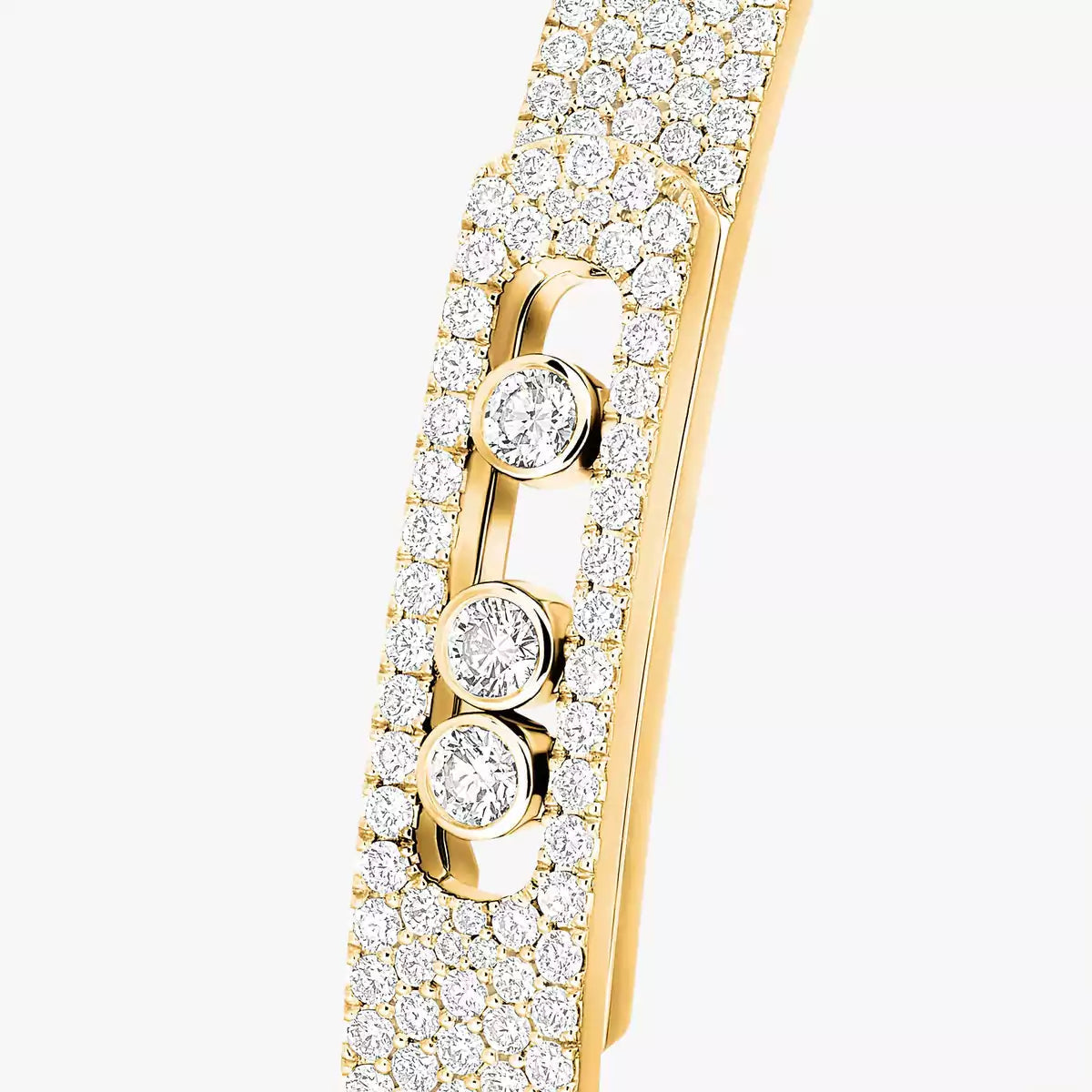 [Max Jewelry]Move Noa Full Pavé Diamond Bangle Bracelet