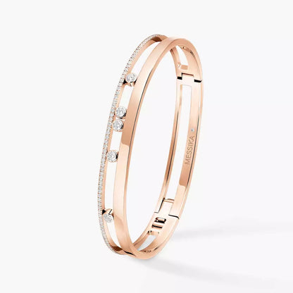 [Max Jewelry]Move Romane Diamond Bangle Bracelet