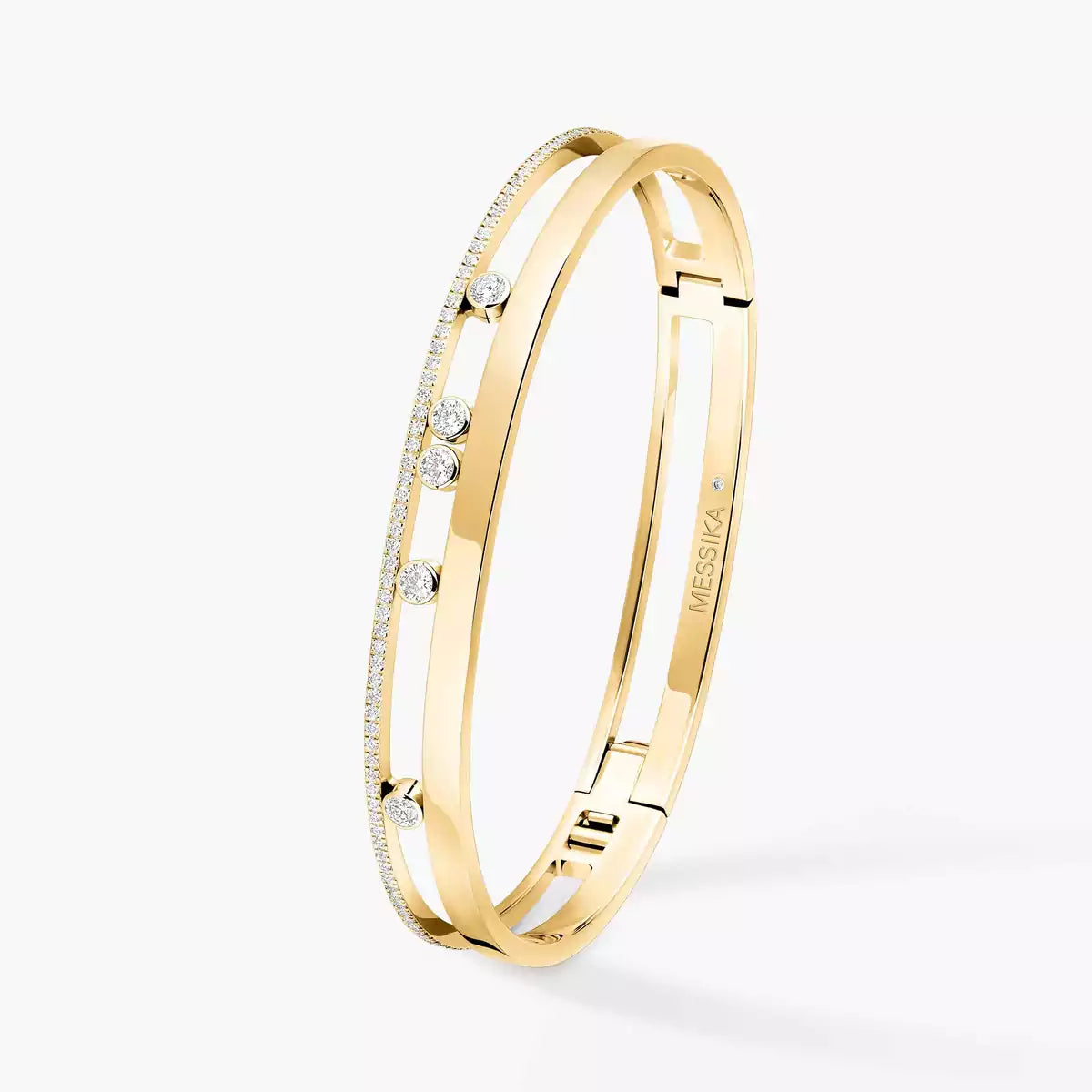 [Max Jewelry]Move Romane Diamond Bangle Bracelet