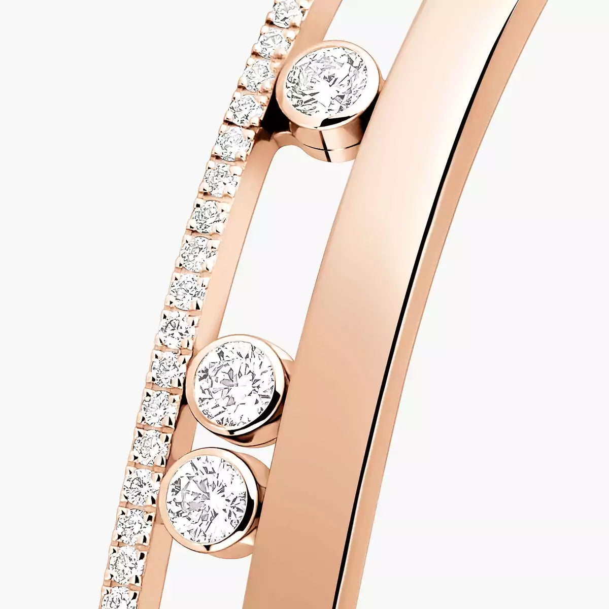 [Max Jewelry]Move Romane Diamond Bangle Bracelet