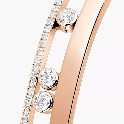 [Max Jewelry]Move Romane Diamond Bangle Bracelet