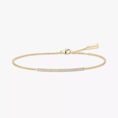 [Max Jewelry]Diamond Thin Bangle 0.15ct My Twin Toi & Moi