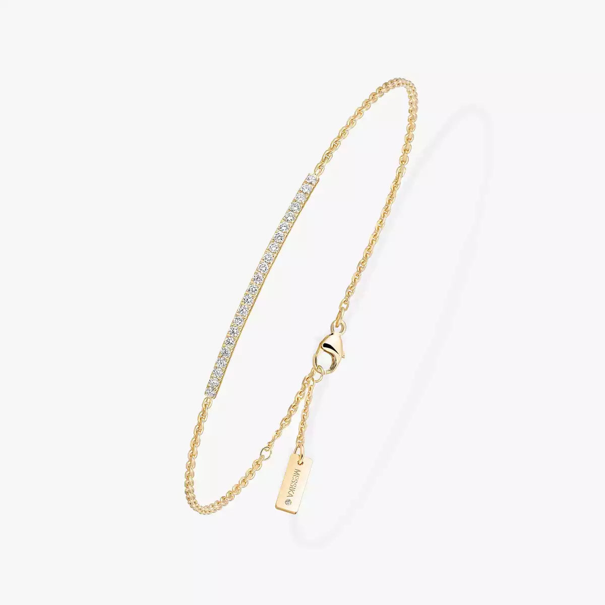 [Max Jewelry]Diamond Thin Bangle 0.15ct My Twin Toi & Moi