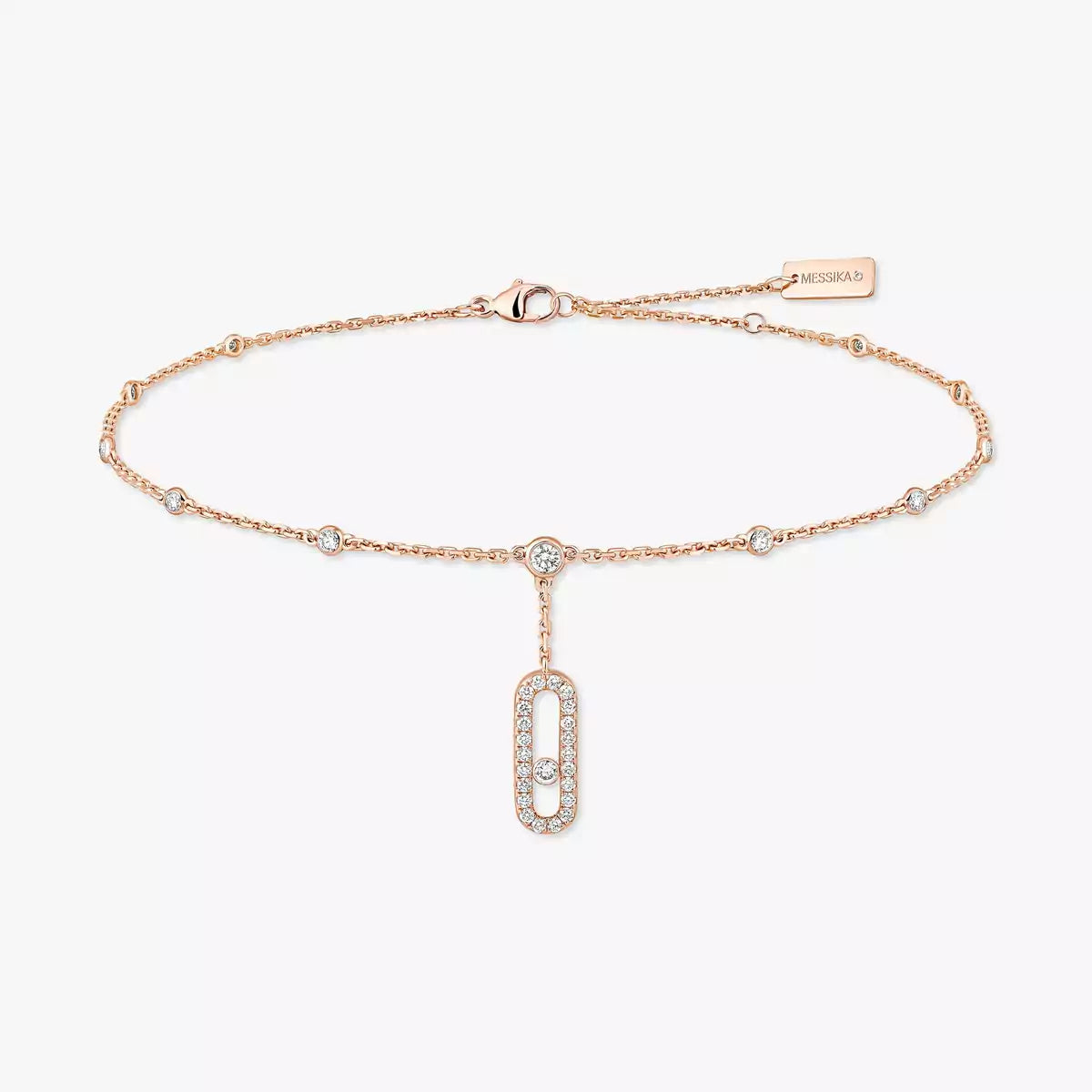 [Max Jewelry] Move Uno pavé ankle bracelet