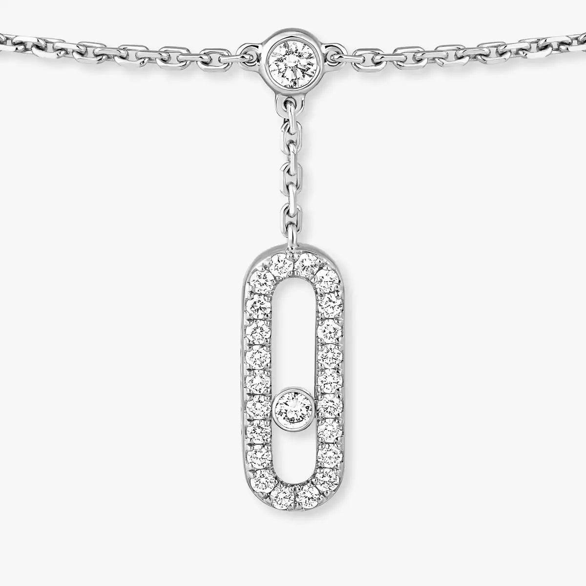 [Max Jewelry] Move Uno pavé ankle bracelet
