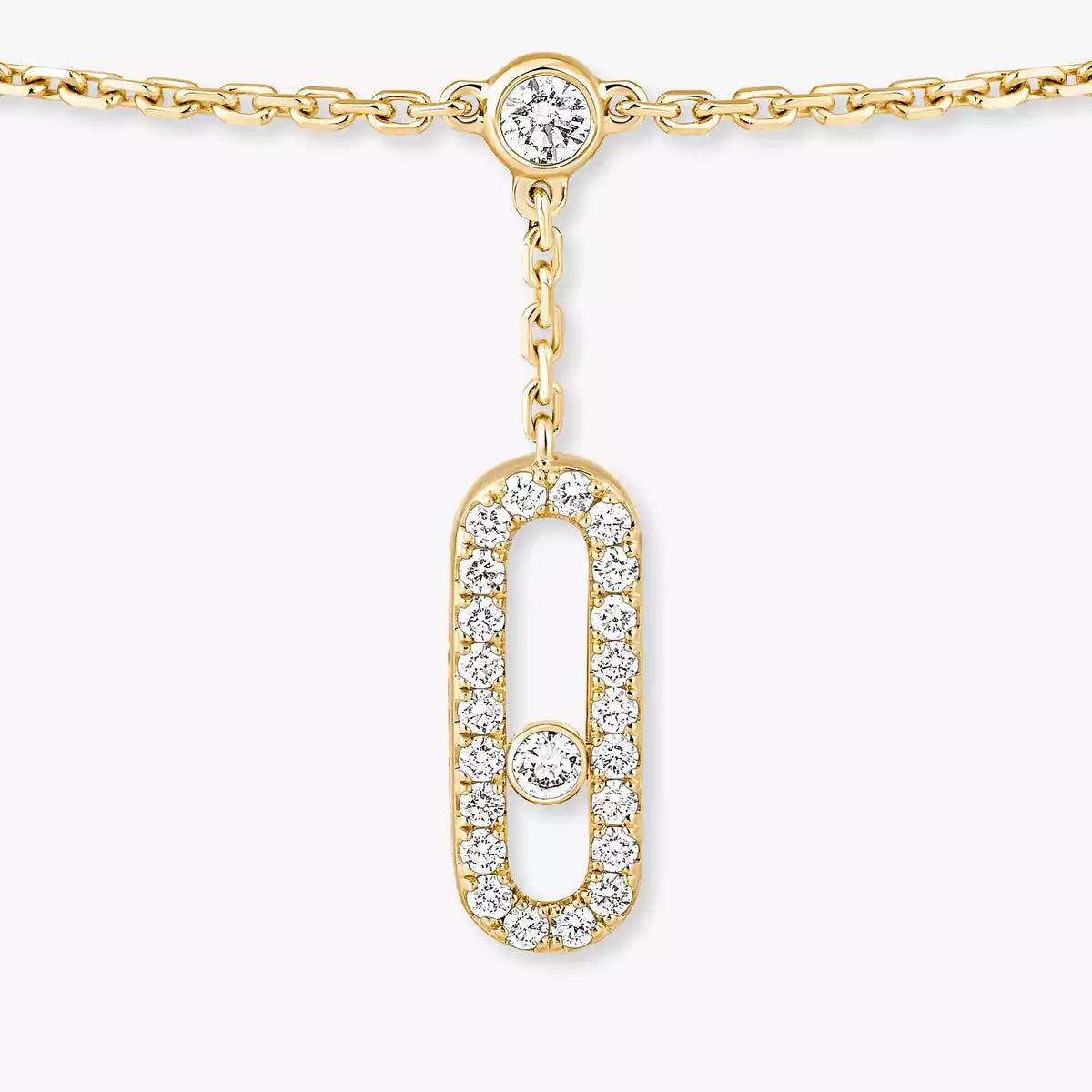 [Max Jewelry] Move Uno pavé ankle bracelet