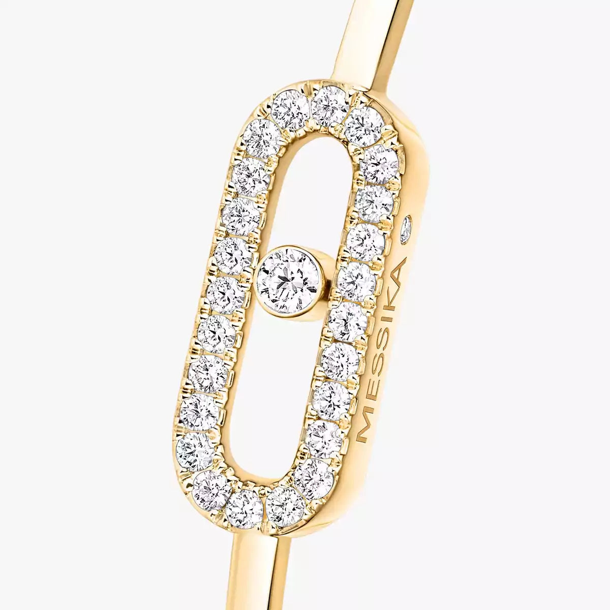 [Max Jewelry]Move Uno pavé flex bangle medium