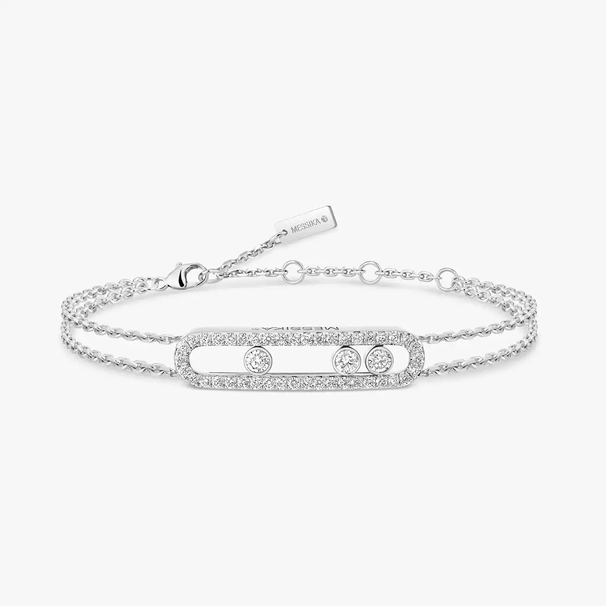 [Max Jewelry] Move Classique pavé bracelet
