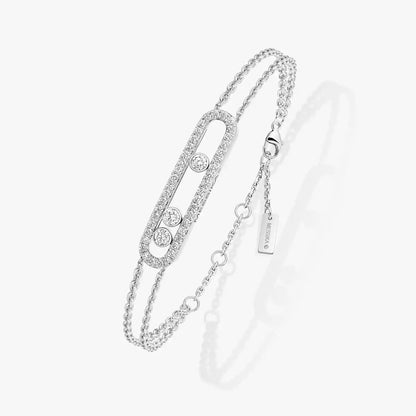 [Max Jewelry] Move Classique pavé bracelet