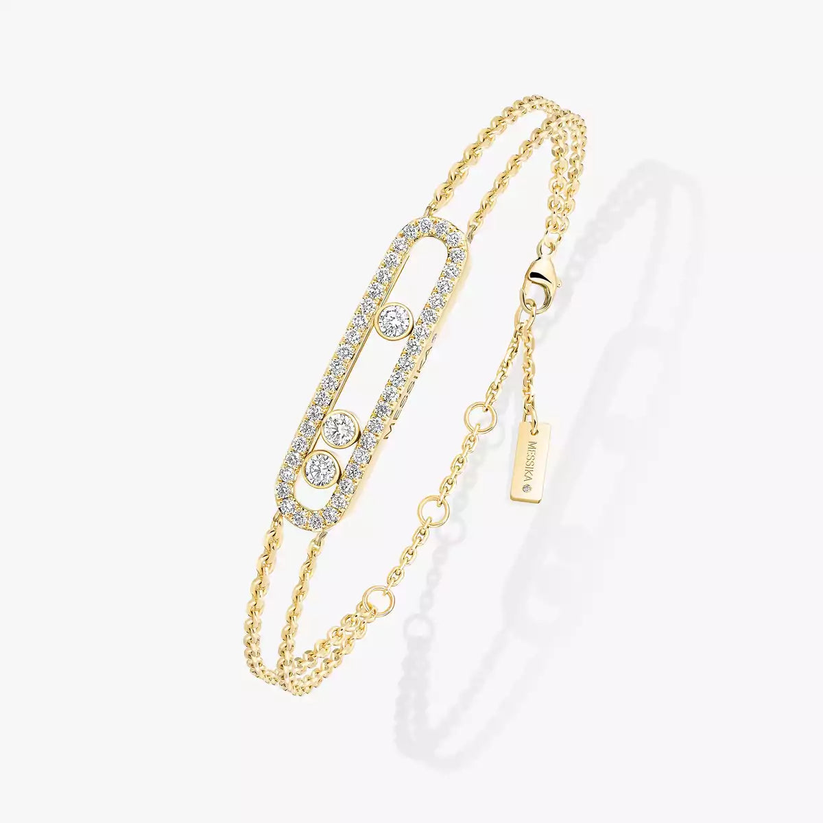 [Max Jewelry] Move Classique pavé bracelet