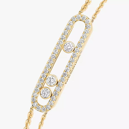 [Max Jewelry] Move Classique pavé bracelet
