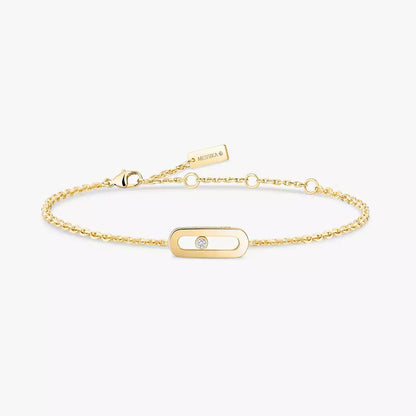 [Max Jewelry]Move Uno Diamond Bracelet