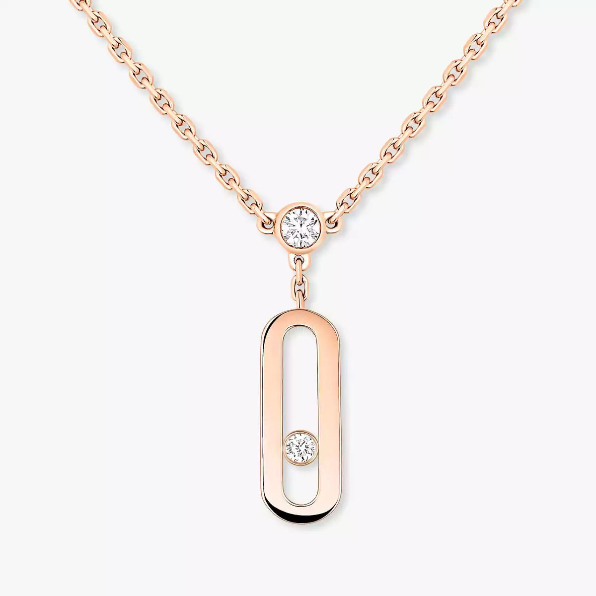 [Max Jewelry] Move Uno Diamond Necklace