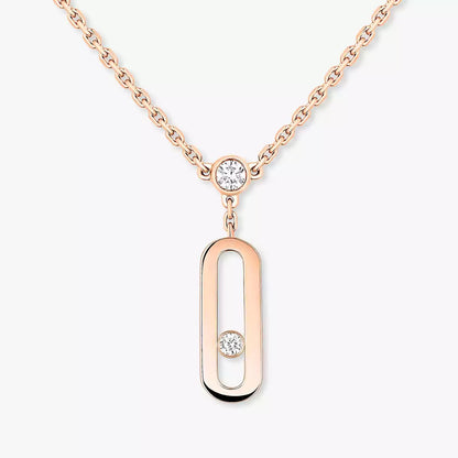 [Max Jewelry] Move Uno Diamond Necklace