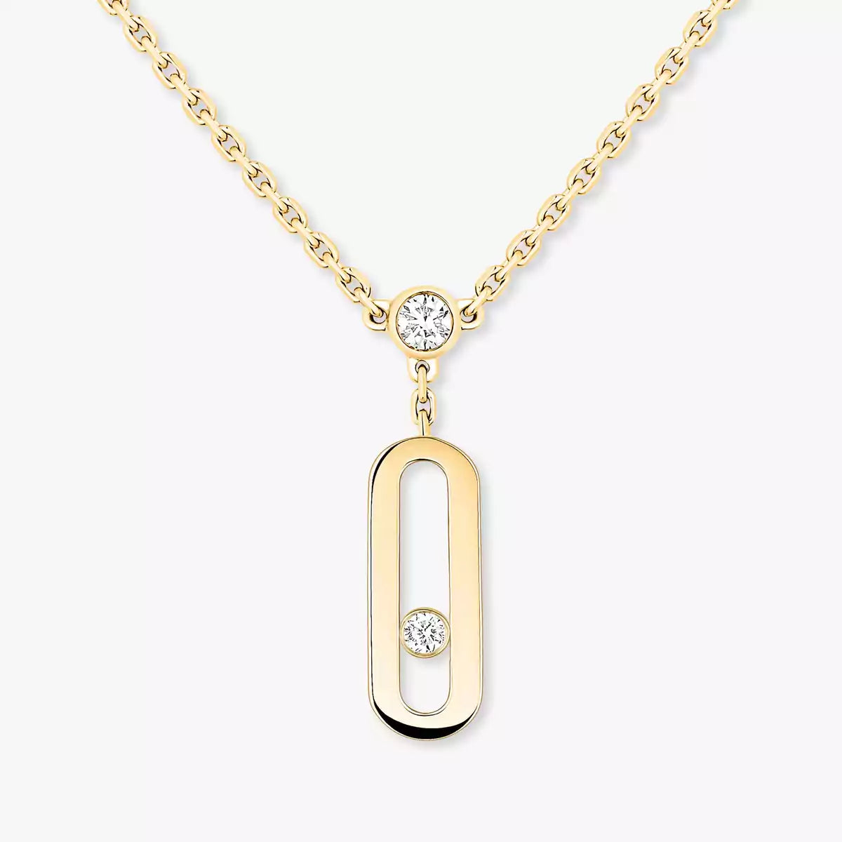 [Max Jewelry] Move Uno Diamond Necklace