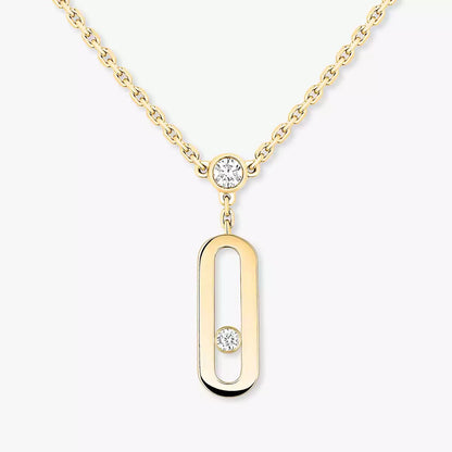 [Max Jewelry] Move Uno Diamond Necklace