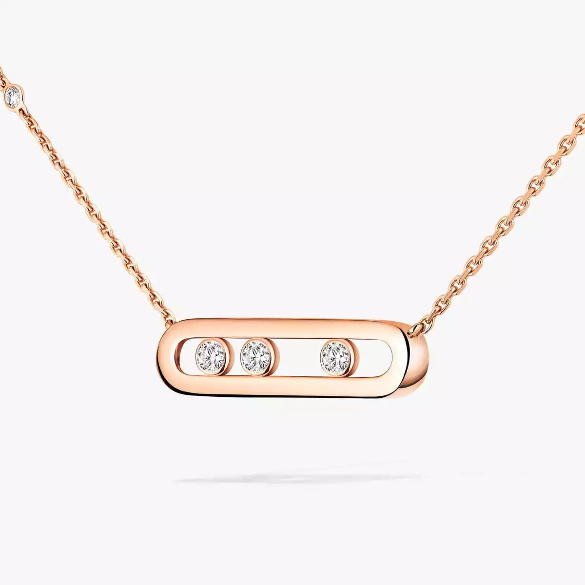 [Max Jewelry] Baby Move Gold Diamond Necklace