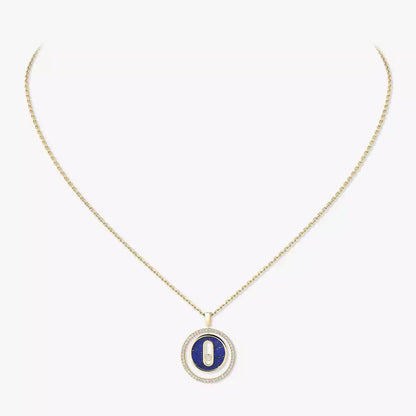 [Max Jewelry]Lucky Move Diamond Necklace in Rose Gold and White Mother-of-Pearl