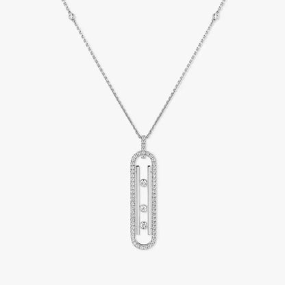 [Plus&Max]Diamond Necklace Move 10Th