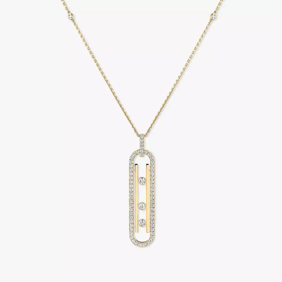 [Plus&Max]Diamond Necklace Move 10Th