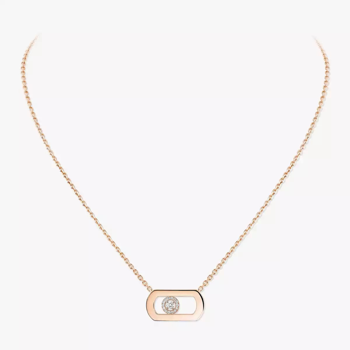 [Max Jewelry]So Move Diamond Necklace in Gold