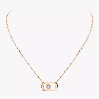[Max Jewelry]So Move Diamond Necklace in Gold