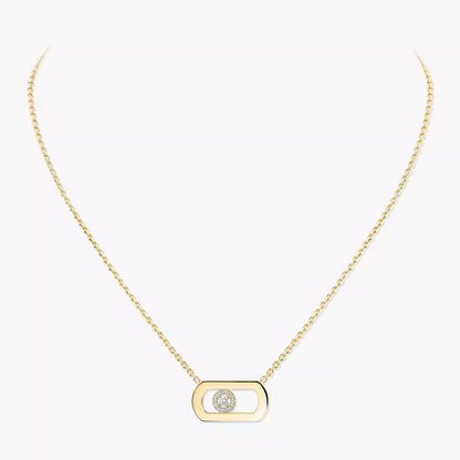 [Max Jewelry]So Move Diamond Necklace in Gold