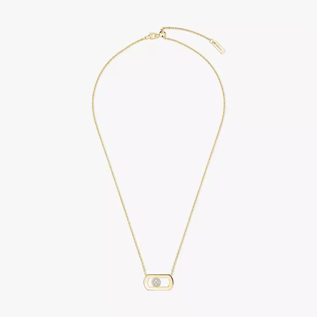 [Max Jewelry]So Move Diamond Necklace in Gold