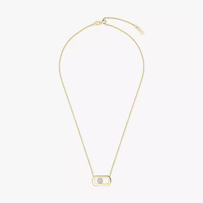 [Plus&Max]So Move Diamond Necklace in Gold