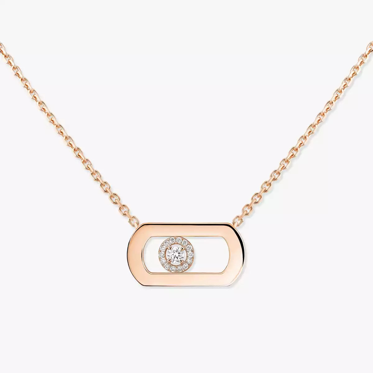[Max Jewelry]So Move Diamond Necklace in Gold