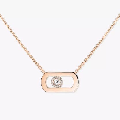 [Max Jewelry]So Move Diamond Necklace in Gold