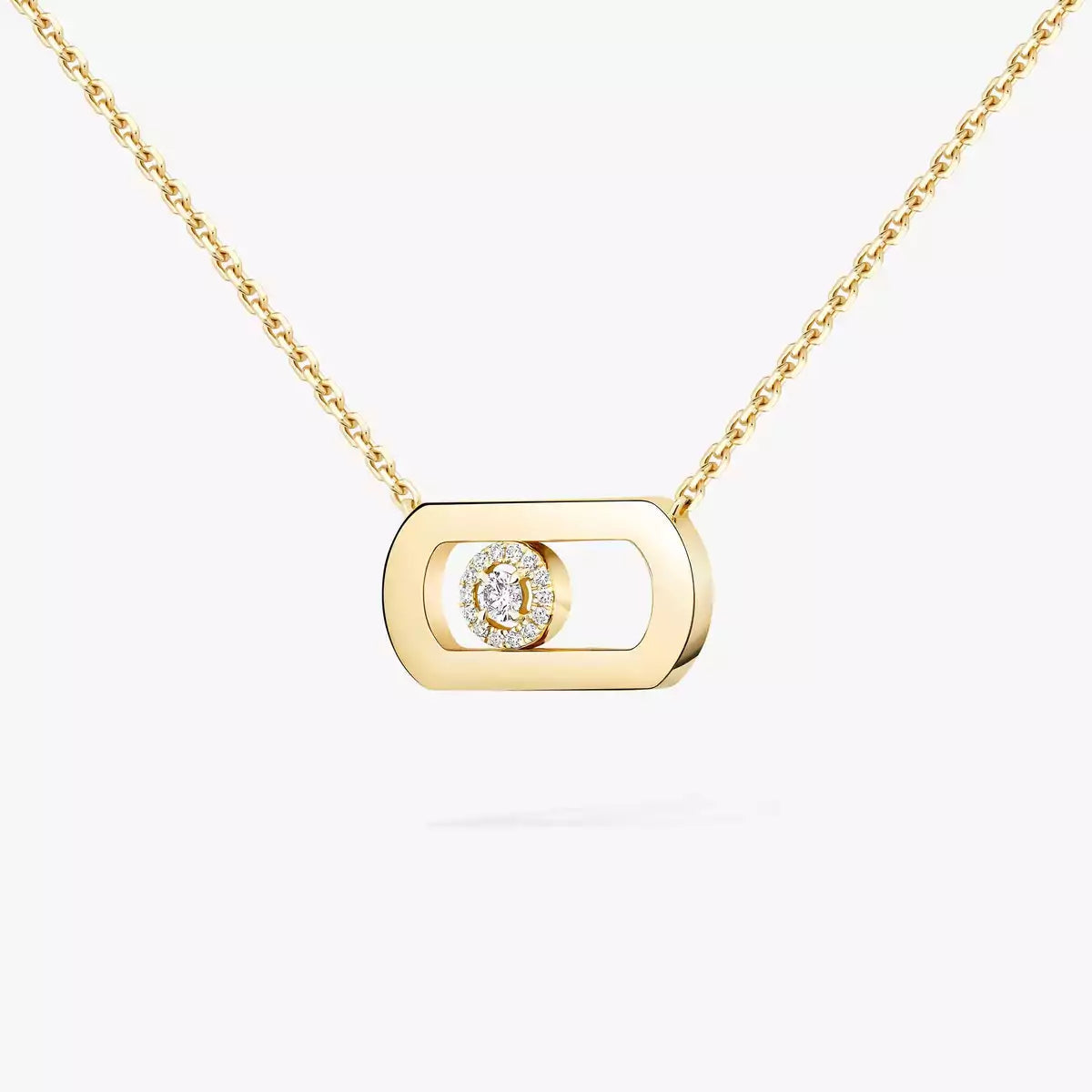 [Max Jewelry]So Move Diamond Necklace in Gold