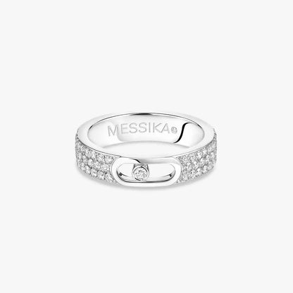 [Max Jewelry]Move Joaillerie Pave_ Diamond Wedding Ring