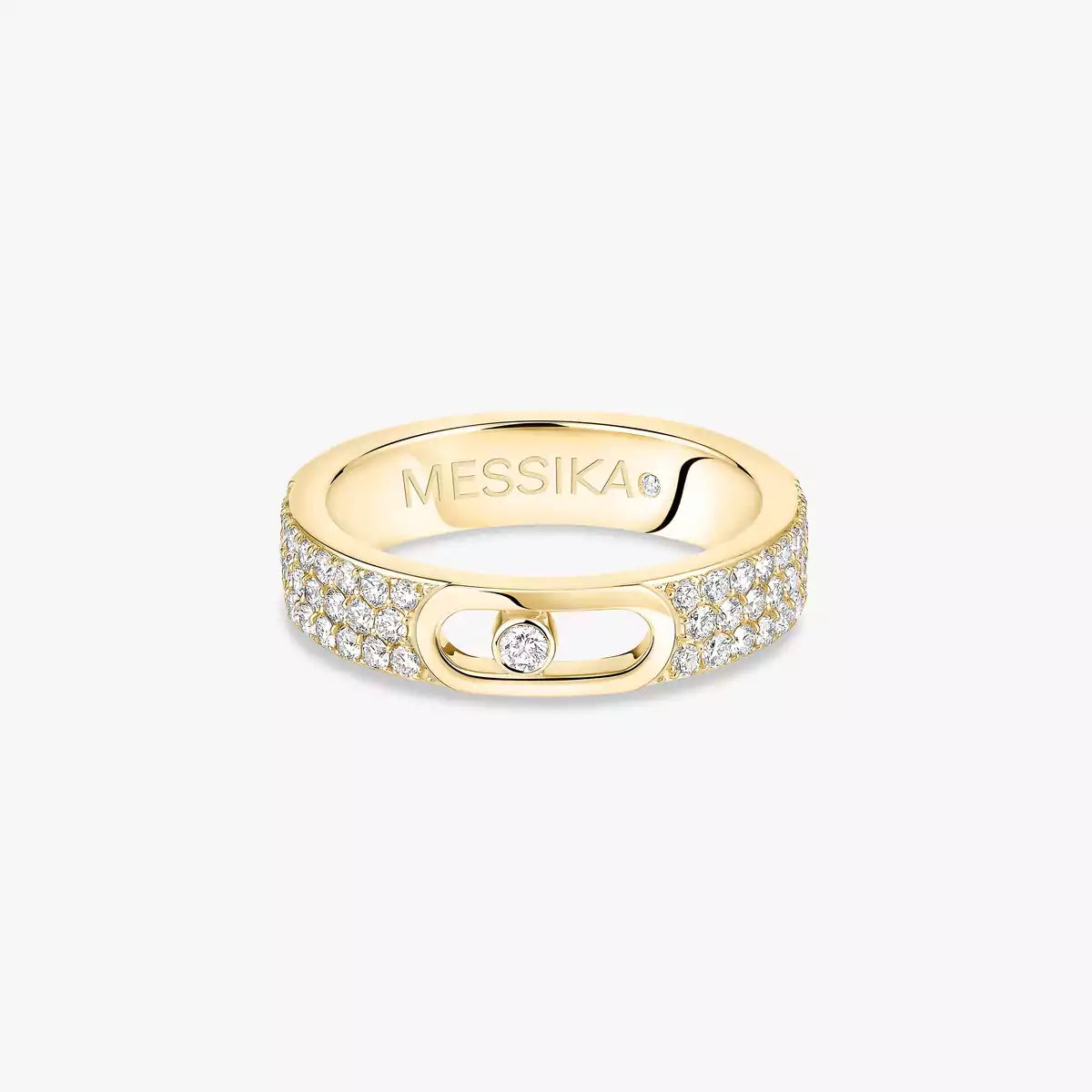 [Max Jewelry]Move Joaillerie Pave_ Diamond Wedding Ring
