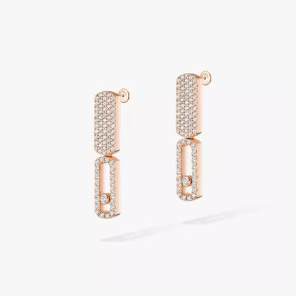 [Max Jewelry]Imperial Move SM Diamond Earrings