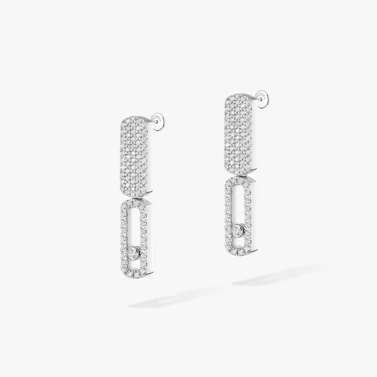 [Max Jewelry]Imperial Move SM Diamond Earrings