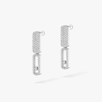 [Max Jewelry]Imperial Move SM Diamond Earrings