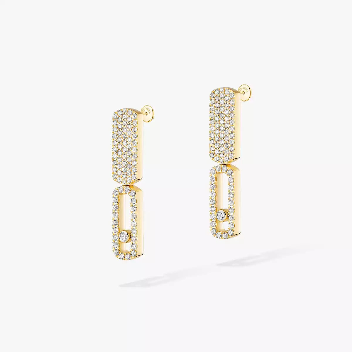 [Max Jewelry]Imperial Move SM Diamond Earrings